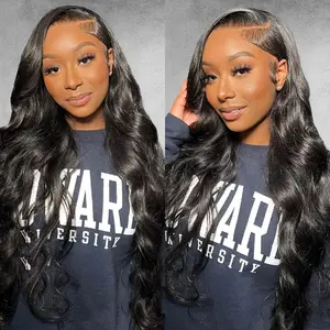 Asteria Hair 13x6 Lace Frontal Wig Bouncy Body Wave Wig With Natural Hairline Human Hair Lace Front Wig