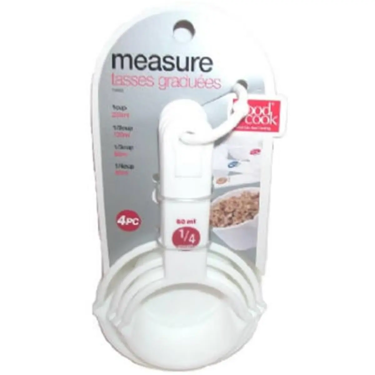 Bradshaw 19860 Kitchen Utensils 4-Piece Measuring Cup Set - Pack of 2