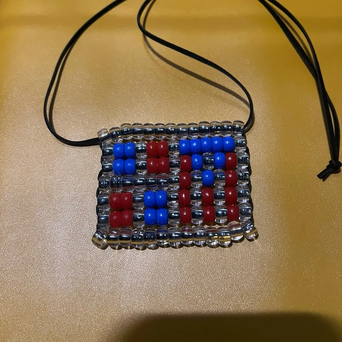 Flag Bead Duo Lanyard
