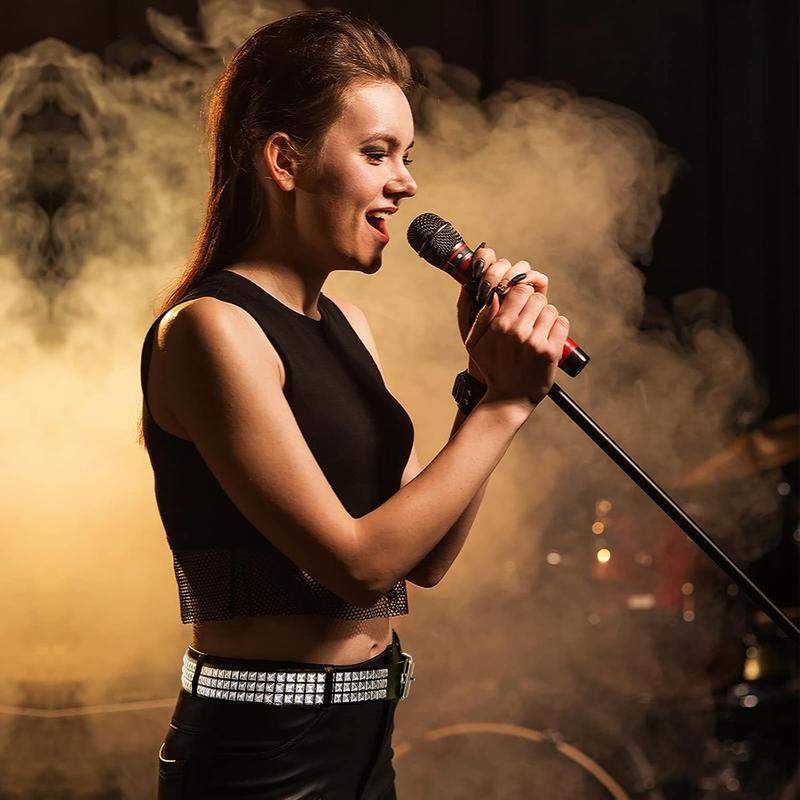 Studded Belt Metal Punk Rock Rivet Belts for Women/Men Grommet Pyramid Goth Studded Belt Metal Punk Rock Rivet Belts for Women/Men Grommet Pyramid Goth