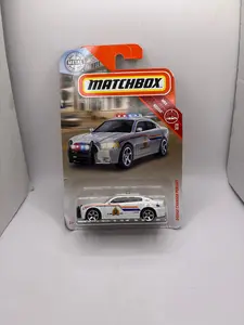 Matchbox Dodge Charger Pursuit Diecast white