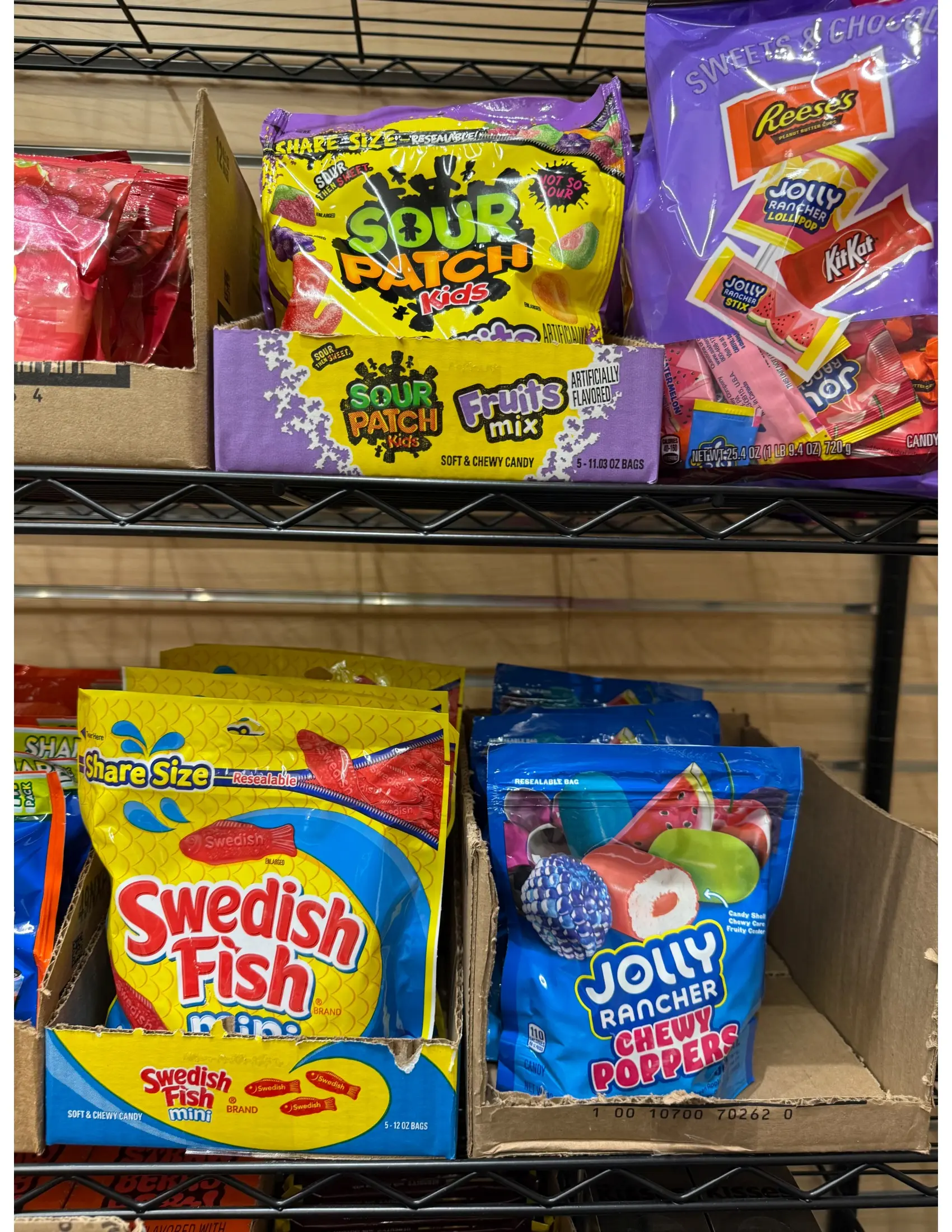 CANDY BOX ON SCREEN