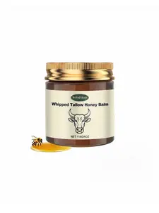 Original Tallow Balm - Grass-Fed Beef Tallow for Skin & Face - 8 Ingredient Moisturizer - Organic Balm for Face & Body Care Cosmetic Moisture Vitamins Moisturizing Honey Beeswax Soothing gentle