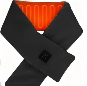Heated Scarf Rechargeable Neck Heating Pad Warmer Three Temp Setting Unisex Gift for Mom Dad Thanksgiving Christmas