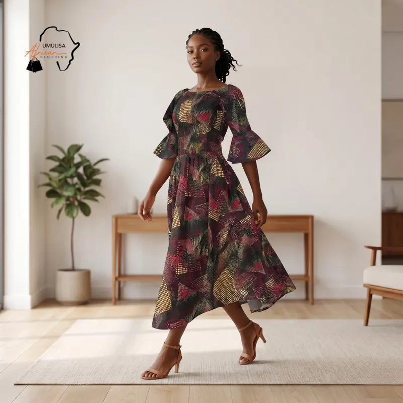 Ankara style long gown - TikTok Shop Ankara style long gown - TikTok Shop