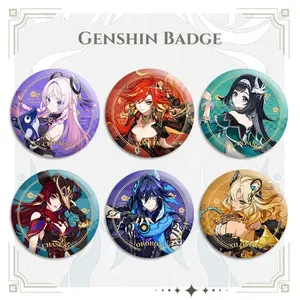 New Game Genshin Badge Citlali Chasca Kinich Mavuika Ororon Cute Cartoon Anime Pin Backpack Decoration Jewelry Brooch Gift