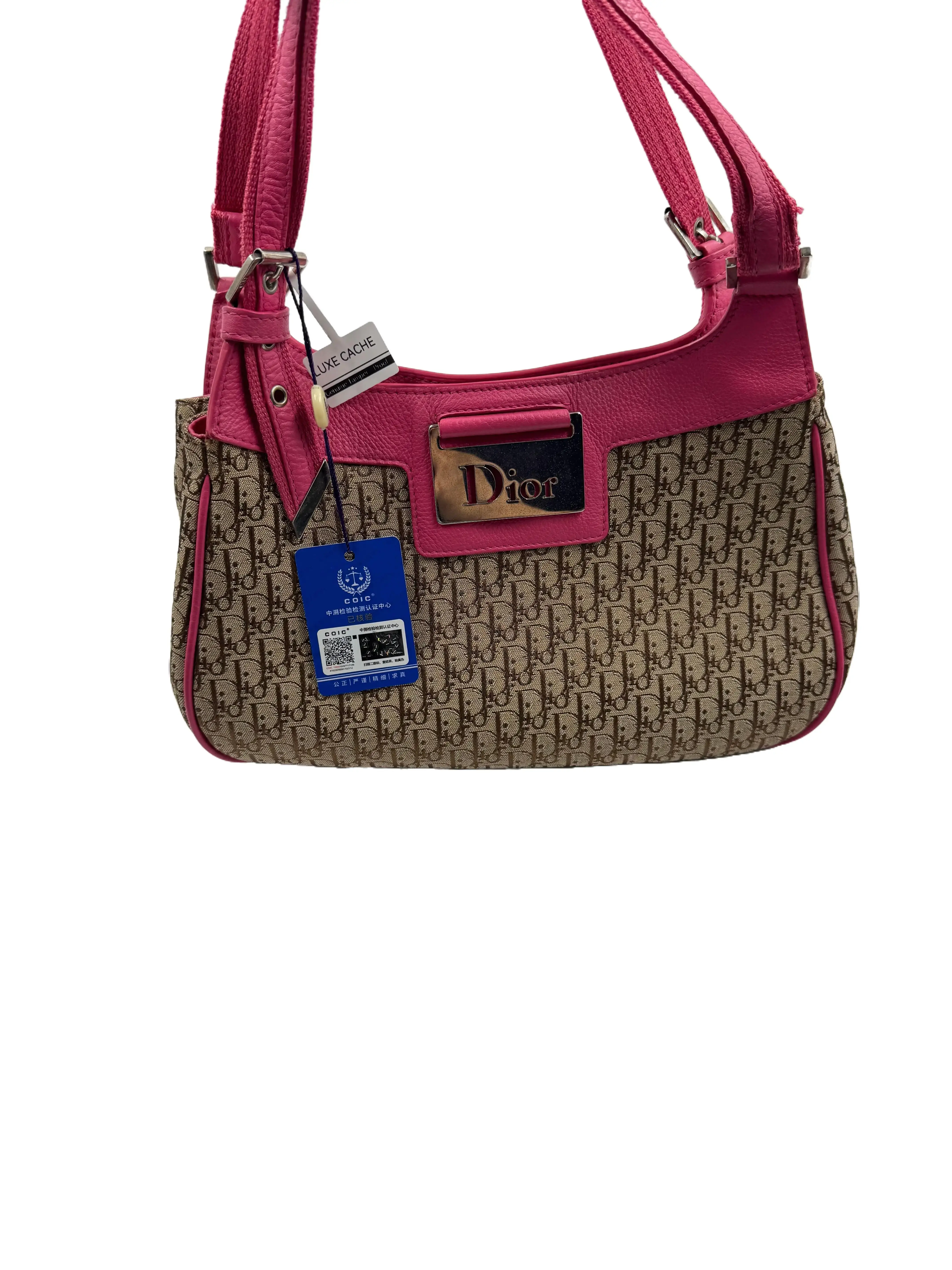 Pre-owned Dior Christian Street Chic Diorissimo Trotter shoulder bag A100824