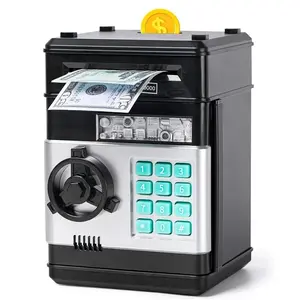 Piggy Bank, Electronic Cash Coin Saving Box, Educational Money Bank Toy for 6-13 Kids, Ideal Children’s Day Summer Back to School Holiday Gift