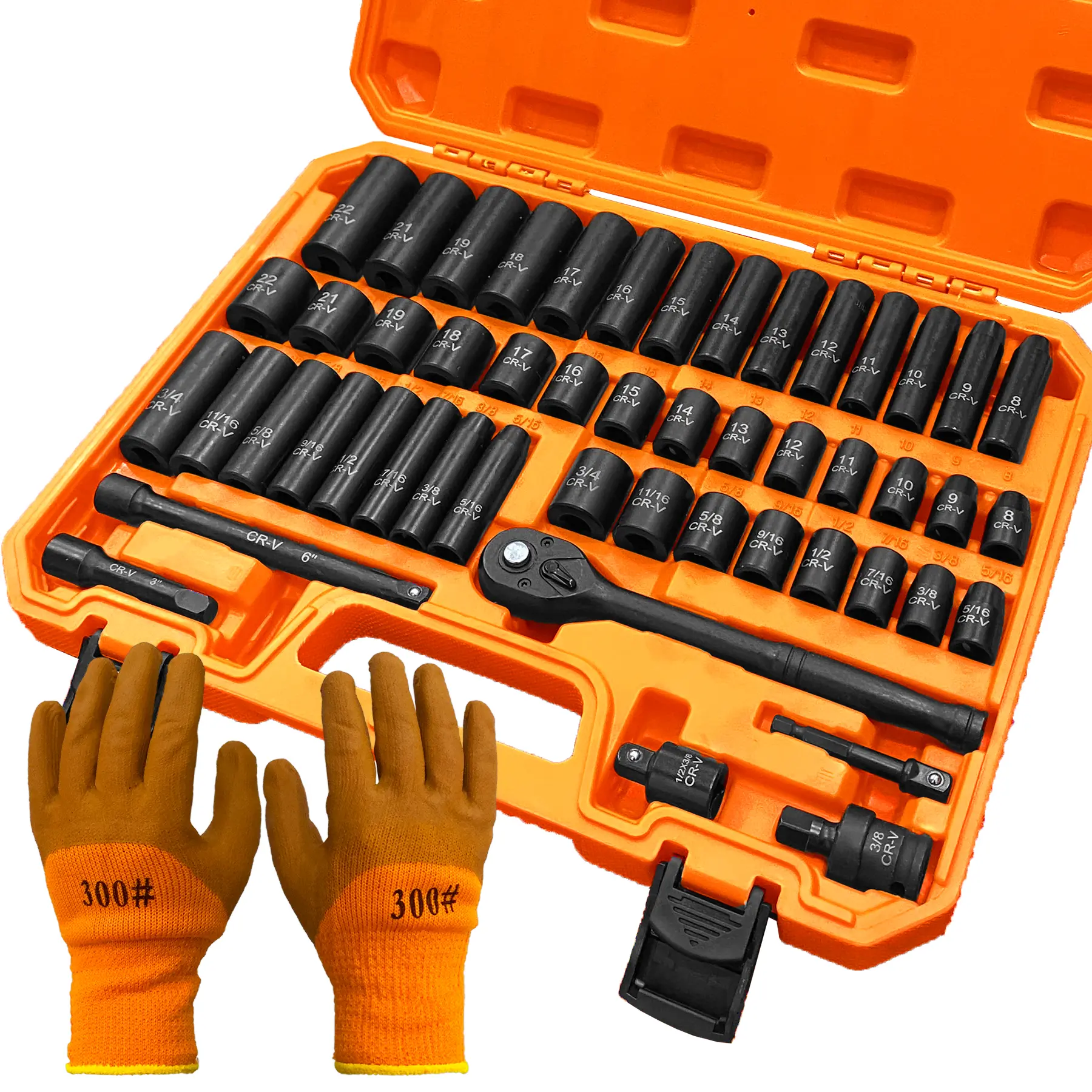 4点セット　レディブラック&ロードス2年、ディグレド3年、LSU GOLD 2年 DARK DUCK 50pcs Set Standard SAE (5/16 To 3/4 Inch) and Metric (8