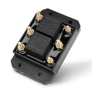 12V 60A/80A Forward and Reverse Relay Module, Compatible with Tarp Motor, Winch Motor, Snow Plow, Lift, Crane, Fans and Vents, Replaces # 5541100, 24452