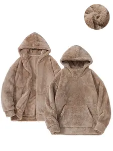 2-Pack Men’s Winter Fleece-Lined Thick Cold-Resistant Hooded Sweatshirt, Polar Fleece, Long Sleeve, Loose Fit, Versatile Casual Top for Everyday Outdoor Wear