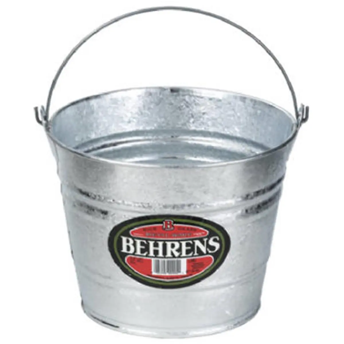 Behrens 1205 5 Quart Galvanized Standard Pail, Gallon Bucket