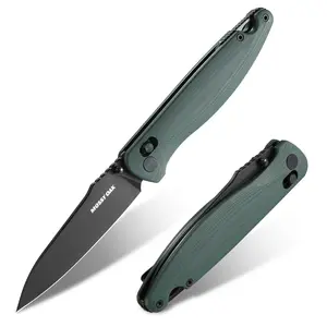 #JumpstartSale MOSSY OAK Folding Pocket Knife, 3.54" D2 Steel Blade with G10 Handle, EDC Folding Knife with Pocket Clip, Suitable for Camping, Tactical, Survival, Hiking and Hunting