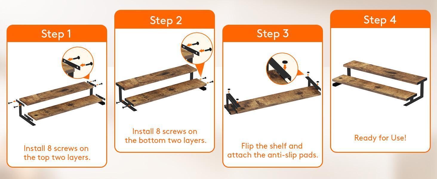 Lifewit Large Vintage Rustic Wooden Display Riser with Metal Holder, Organizer for Perfume, Cologne, Cosmetics, and Collectibles Shelf Rack Storage Unit Set Installation Lifewit Large Vintage Rustic Wooden Display Riser with Metal Holder, Organizer for Perfume, Cologne, Cosmetics, and Collectibles Shelf Rack Storage Unit Set Installation