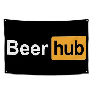 BeerHub Flag , 3x5 Flag, Flag for Room Men, Home Decor, Room Decor