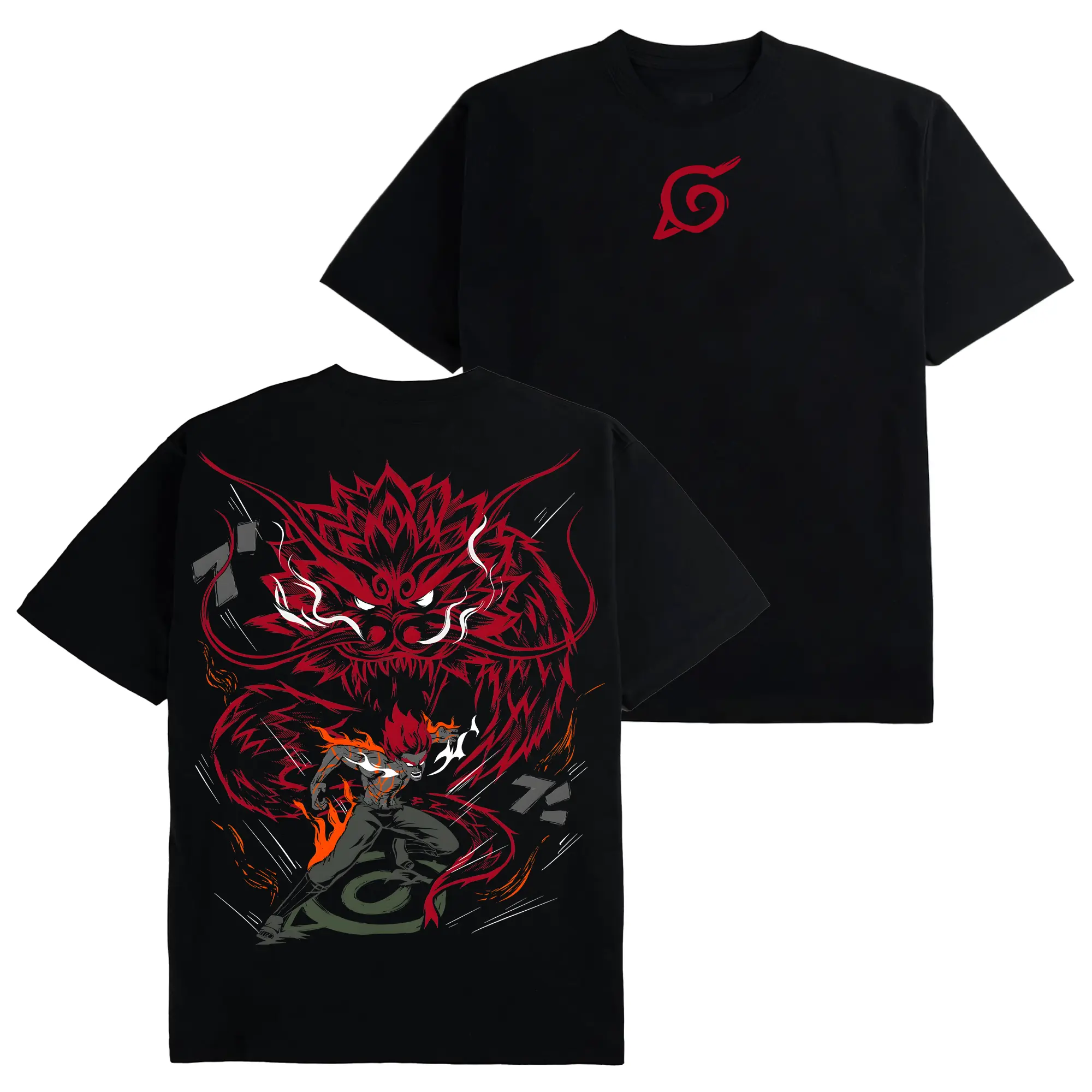 [Konoha Shop] Limited Naruto Shippuden Might Guy 8 Gates #8 Unisex Cotton Hoodie Top, Retro 90s Y2K Graphic Casual Everyday Seamless Streetwear with Pocket, Gift for Ninja Shinobi Anime Manga Fans