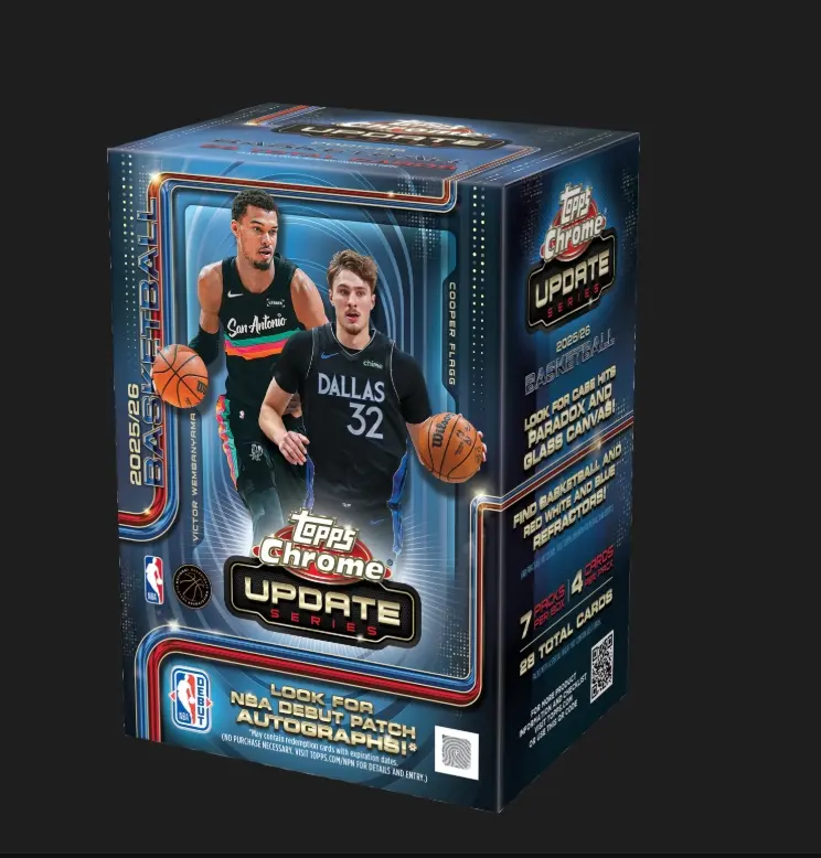 2025-26 Topps Chrome Updates Basketball - Value Box