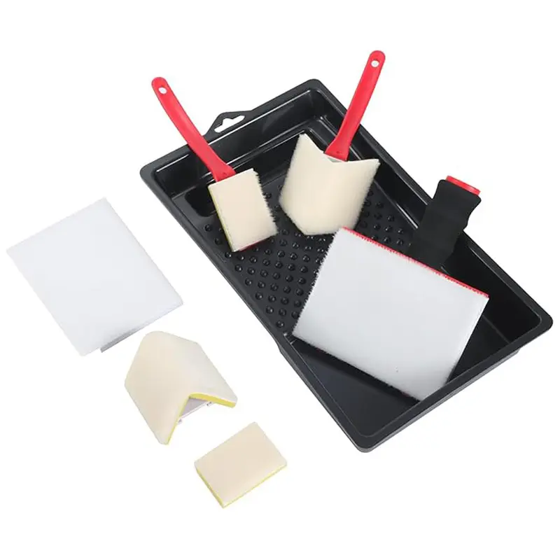 Paint Edger Trimmer with Pad Refills – Professional Wall & Ceiling Edge Painting Tool for Crisp Lines – No Tape Needed – Smooth Finish for Corners, Trim, Molding, Windows, Doors – DIY & Pro Interior Paint Applicator Kit, Brush, Painter Tool