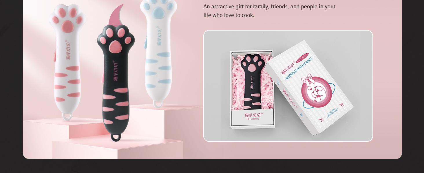 Meowkit Cat Paw Box Opener | Perfect Gift for Unboxing, Journaling & Snacks