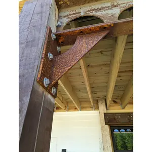 Beam or Timber Support Bracket Pre Rusted Patina