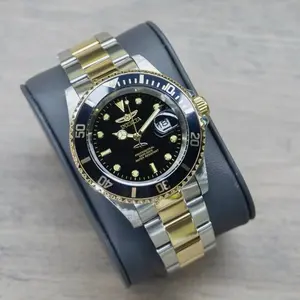 Invicta Men's Watch - High Quality Time Piece - Quartz Movement - Brand New - Two Tone Band - Stylish & Functional Accessory