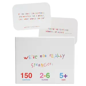 We're Not Really Strangers Kids Edition - 150 Conversation & Activity Cards for Kids, Adults, & Teens We're Not Really Strangers Kids Edition - 150 Conversation & Activity Cards for Kids, Adults, & Teens