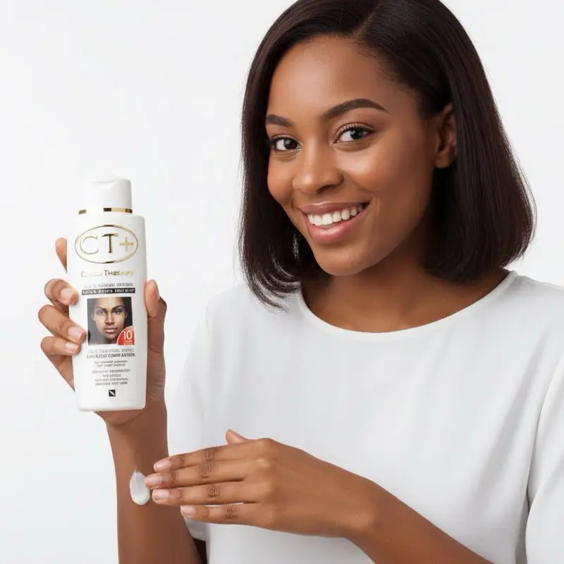 CT+ Clear Therapy Body Lotion with Plant Extracts - Extra Lightening Body Care Moisturizer for Soothing  Skin Repair and Hydrating Flawless Complexion 250 ml
