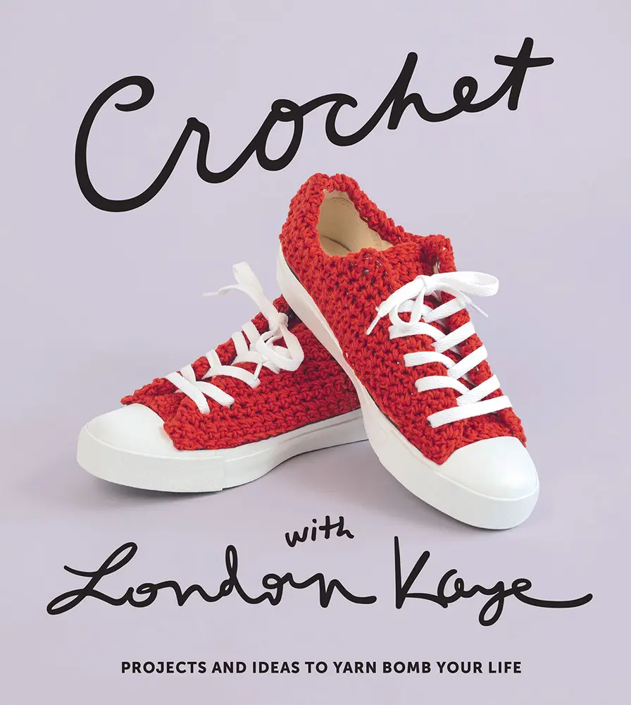 USED Book - Crochet with London Kaye: Projects and Ideas to Yarn Bomb Your Life by Kaye, London (Hardcover) - english