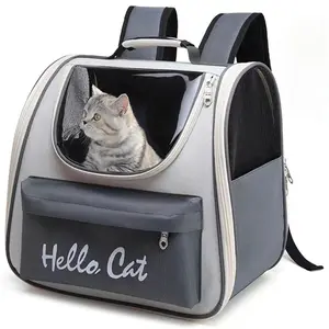 Cat Travel Backpack, Pet Hiking Backpack, Ideal for Hiking, Camping, Traveling, Shopping, Daily Walks, Reliable Pet Carrier Backpack