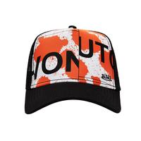 Orange Splatter Trucker