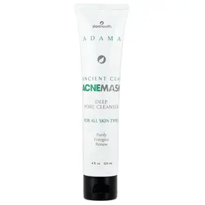 Zion Health Adama, Ancient Clay AcneMask, Deep Pore Cleanser, For All Skin Types, 4 fl oz (120 ml)