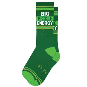 Big Pickle Energy Gym Crew Socks
