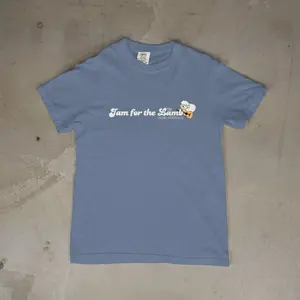 Blue Jean Jam for the Lamb Tee