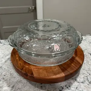 Cacerola de fantasía de 2 piezas para servir/hornear. Princess House