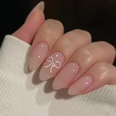 White Engagement Nail Ideas TikTok Shop