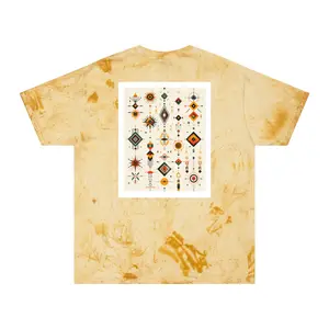 I AM ART Unisex Color Blast T-Shirt Featuring Geometric Abstract Patterns