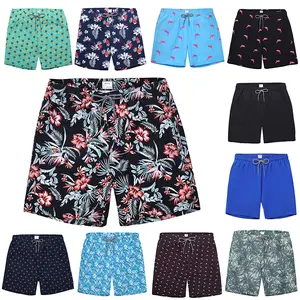 Mens Swim Trunks Quick Dry Bathing Suit Beach ShortsCasual Hawaiian Swimming Shorts