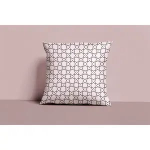 Bebejan Dahlia Purple Square Decorative Throw Pillow - Final Sale