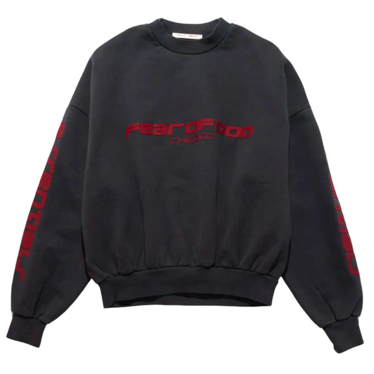 Fear of God Essentials Cropped Relaxed Sweatshirt Iron Grey Men's Fashion Tops New