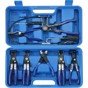 Hose Clamp Pliers Set |   9PCS Hose Pliers, Hose Clamp Tool, Spring Clamp Pliers, Universal Hose Clamp Pliers for Automotive Coolant Radiator Heater