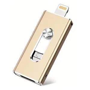 USB Flash Drive for Smartphones Photo Stick, Portable External Storage Thumb Drive, Supports USB-C, Compatible with iPhone17/16/15 Android & MAC Computers, USB External Memory