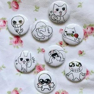 Weird Creature Meme Buttons, Random Doodle Weirdcore, Colorful Meme Pin Buttons For Clothes, Bags, Backpack, Hats, Jeans, and More, Funny Bag Accessories!