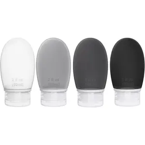 Travel Bottles for Toiletries TSA Approved Travel Size Containers Set 4 Pack Portable Leak Proof Refillable  Squeeze Bottles Shampoo Hair Conditioner  Lotion Bath Shower Gel