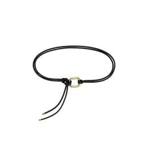 Madewell Organic Tie Ring Belt in True Black
