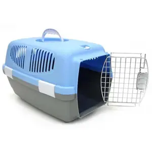 YML  Small Plastic Carrier in Blue, High-Density, Side Door