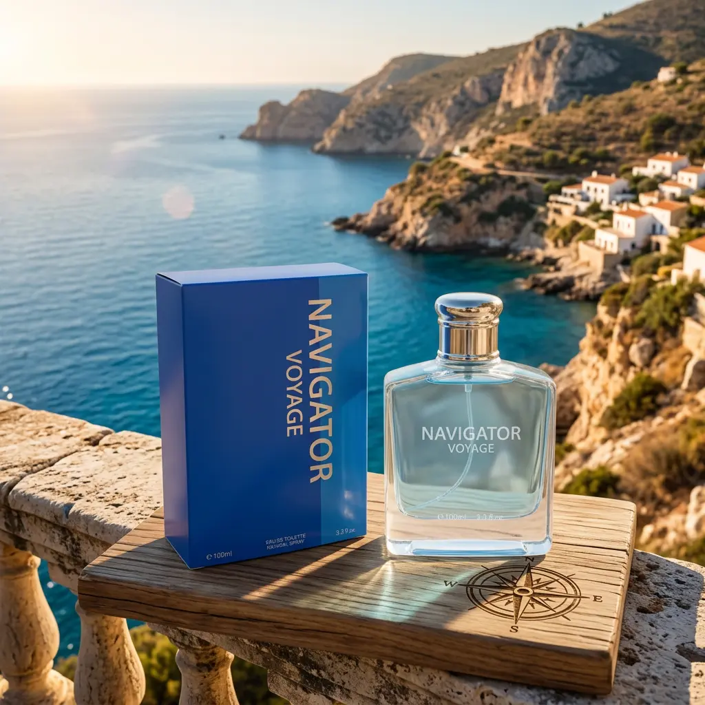 Navigator Voyage Eau de Toilette Natural Spray for Men – 100ml / 3.3 fl. oz. | Fresh Aquatic Men's Fragrance