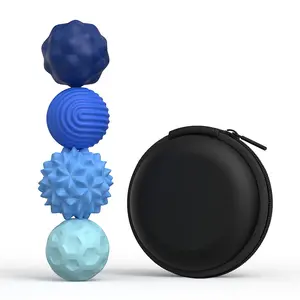 Fidget Ball Toy, Soft Squishy Silicone Sensory Stress Relief Toy for Adults, Teens with Autism, ADHD, Anxiety, Fun Textures Roller Travel Toys Gift