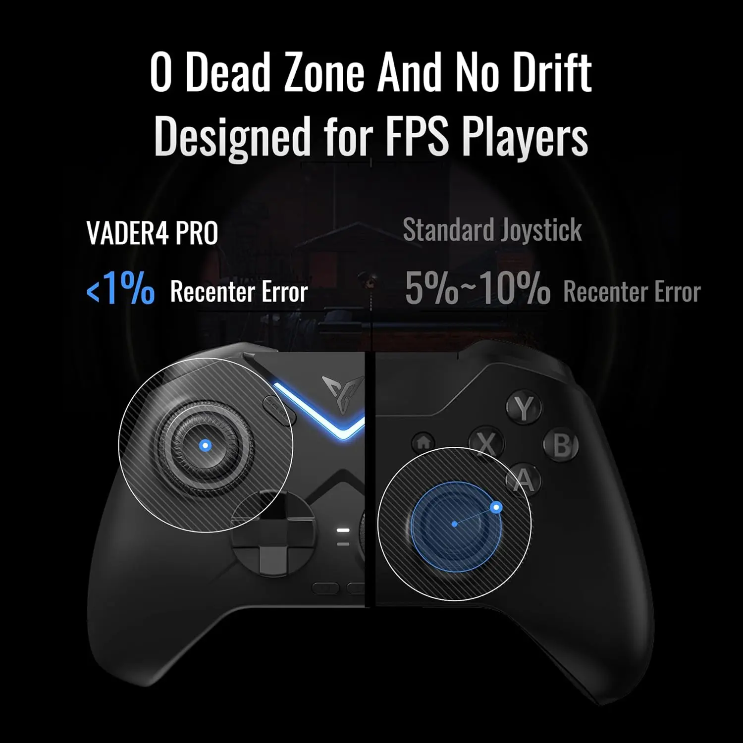 Flydigi Vader 4 Pro Elite Wireless Game Controller (Black) with