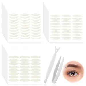 1440Pcs Eyelid Tape Instant Invisible Eyelid Lifter Strips Breathable Fiber Double Eyelids Tape Long-Lasting Complexion Eyelid Stickers for Hooded Droopy Uneven Lids Mono-Eyelids Makeup