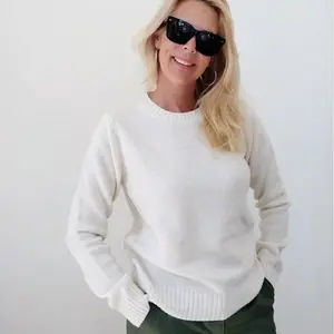 100% Wool Cream Sweater